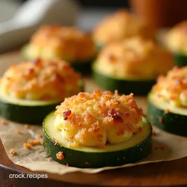 Crispy Baked Parmesan Zucchini Bites Ready in Minutes Recipe Card