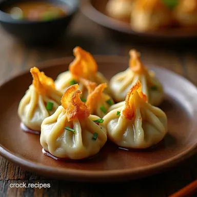 The Perfect Crispy Pork Chive Dumplings Easy Asian Recipes Recipe Card