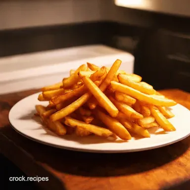 How Do You Make Homemade Crispy PubStyle Fries Recipe Card