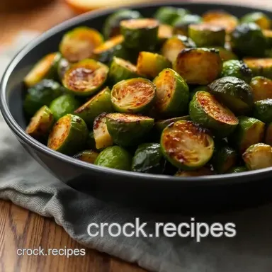 How to Cook Brussels Sprouts: Easy Crispy Roasted Delight Recipe Card