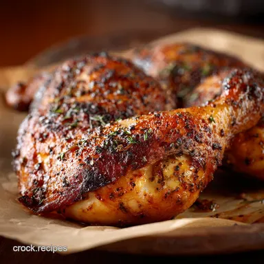 Roasted Chicken Leg Quarters UltraCrispy Skin Weeknight Hero