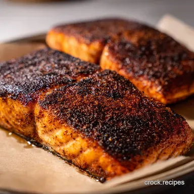 Crispy Air Fryer Salmon with Skin RestaurantStyle Easy Recipe Card
