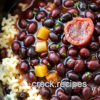 Crock Pot Black Beans: Flavorful & Easy Recipe Recipe Card