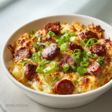 Cheesy Breakfast Casserole: Slow-Cooked Recipe Card