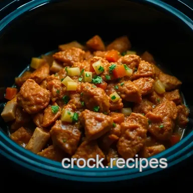 Crock Pot Chicken Tinga: A Mexican Fiesta! 🌶️ Recipe Card