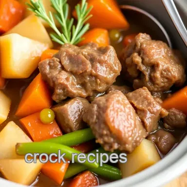 Easy & Juicy Crock Pot Deer Meat Stew: Hearty Comfort Food You’ll Love Recipe Card