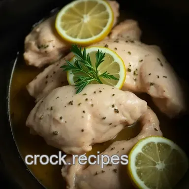 Crock Pot Lemon Herb Chicken Breast: Set & Forget! Recipe Card