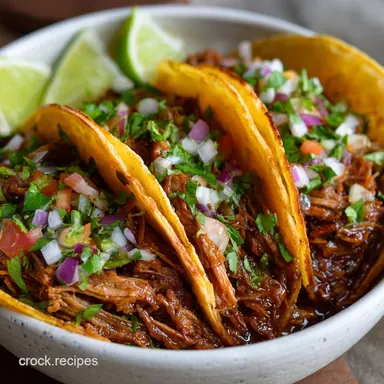 Crock Pot Street Tacos Recipe for 8 Servings