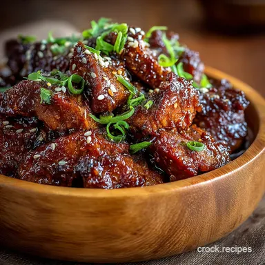Sticky Fingers Ultimate Crock Pot Honey Bourbon Chicken Recipe Recipe Card