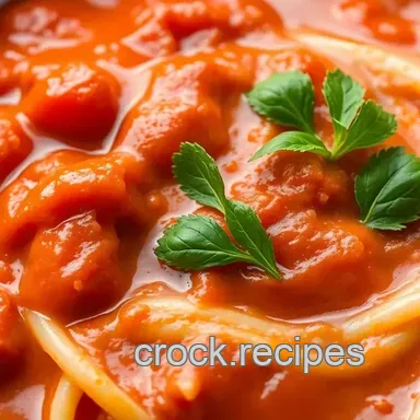 Easy & Creamy Crock Pot Vodka Sauce | A Rich Italian Delight for the Family