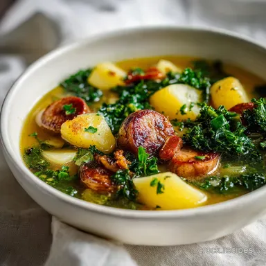 Zuppa Toscana Crock Pot for 8 Servings Recipe Card