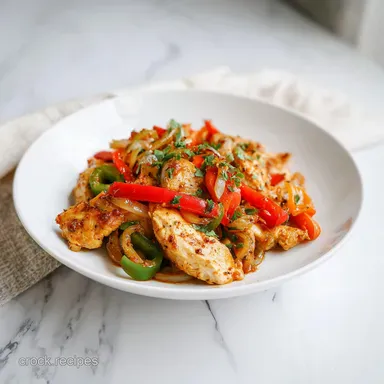 Delightful Crockpot Chicken Fajitas for Effortless Dinner (6 Hours) Recipe Card