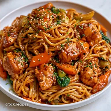 Chicken Lo Mein for 4 Servings