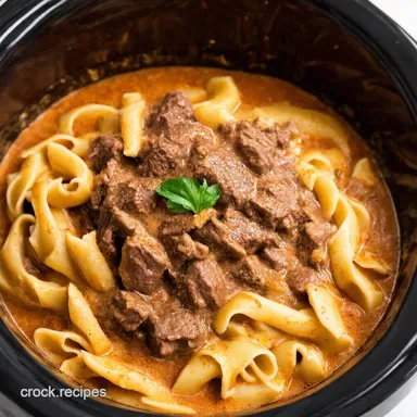 Easy Crock Pot Dinners Classic Beef Stroganoff Recipe