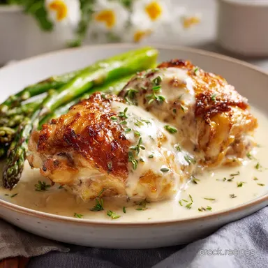 Crockpot Ranch Chicken with Cream Cheese Recipe Card