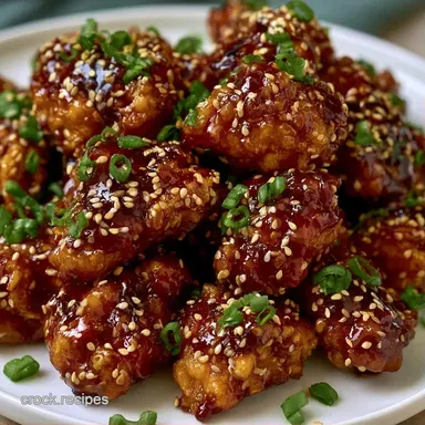 Slow-Cooked Sesame Chicken Recipe Card
