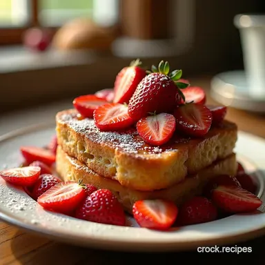 Croissant French Toast Bake Baked Dreamy Brunch Recipe Recipe Card