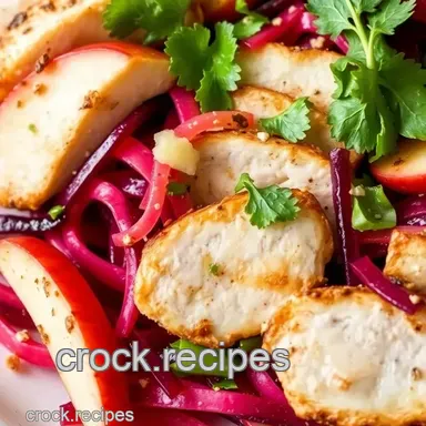 Crunchy Beetroot Slaw with Grilled Chicken: Easy Summer Salad Recipe! Recipe Card