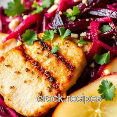 Crunchy Beetroot Slaw with Grilled Chicken: Easy Summer Salad Recipe!
