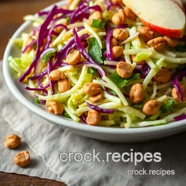 Easy & Crunchy Cabbage Salad Recipes: My Favorite with Apple & Hazelnuts Recipe Card
