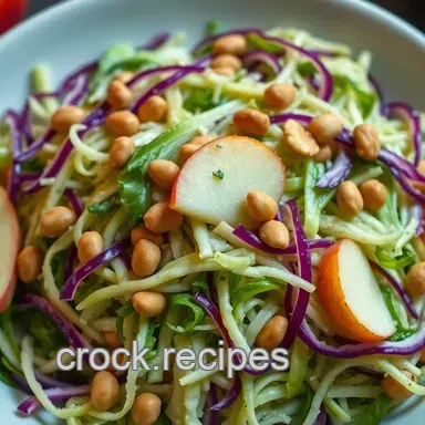 Easy & Crunchy Cabbage Salad Recipes: My Favorite with Apple & Hazelnuts Recipe Card