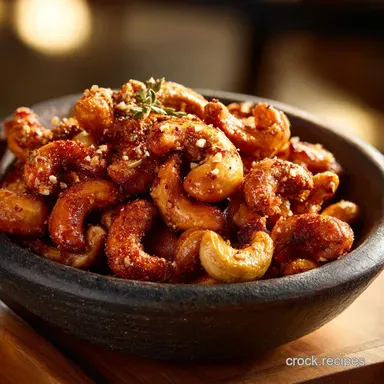 Candied Cashews: The Chefs Secret to Ultra-Crunchy, Spiced Nuts Recipe Card