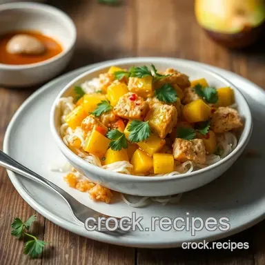 Delicious Sautéed Chicken Mango Salad with Curry Flavor: 10 Easy Tips for Flavorful Lunches Recipe Card