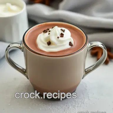 Decadent Hot Chocolate with Whipped Cream: A Cozy Winter Treat Recipe Card