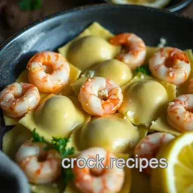Delicate Shrimp Ravioli with Lemon Butter Sauce: A Family Favourite Recipe Card