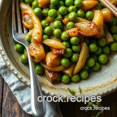 How to Braise Leeks & Peas for a Deliciously Healthy Side Dish Recipe Card