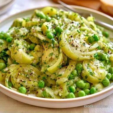 Braised Leeks and Peas in 30 Minutes