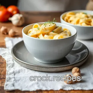How to Make Creamy Garlic Pasta - Quick & Easy Recipe: A Delicious Dinner Recipe Card