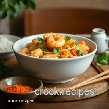 How to Create the Ultimate Stir-Fried Shrimp Singapore Noodles Delight Recipe Card