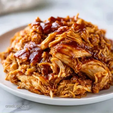 Dr Pepper Pulled Chicken for 6 Servings Recipe Card