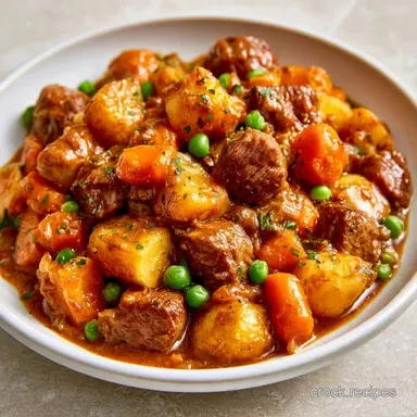 DumpandGo Beef Stew for 6 Servings Recipe Card