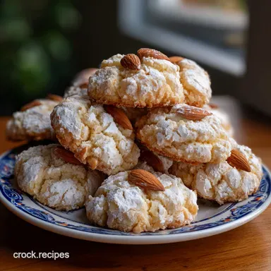 Almond Cloud Cookies Recipe Easy Almond Desserts G: Fluffy Gluten-Free Recipe Card