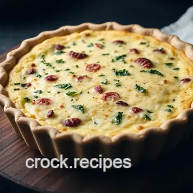 Easy As Pie Quiche: My Go-To Recipe for a Savory Delight Recipe Card