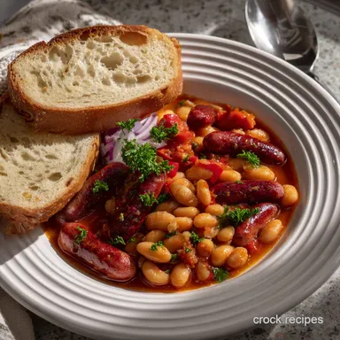 Easy Beans and Franks Recipe: Mahogany Glazed Hot Dogs Recipe Card