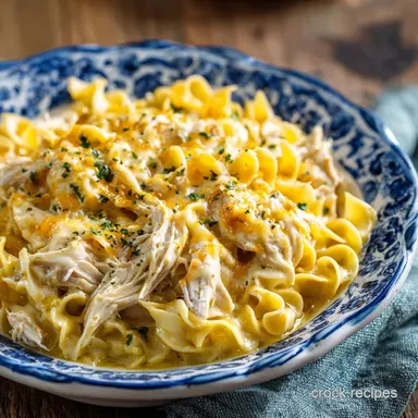 Crock Pot Cheesy Chicken Noodles: The Easiest Weeknight Comfort Meal Recipe Card