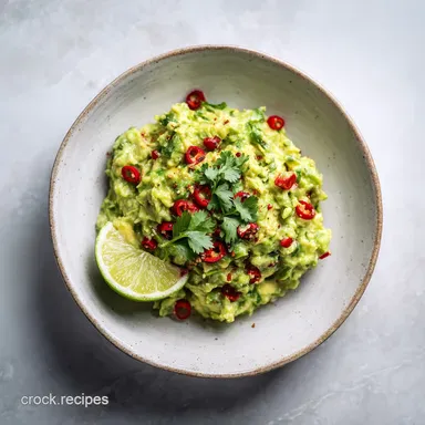 Easy Guacamole in 10 Minutes with Fresh Hass Avocados Recipe Card