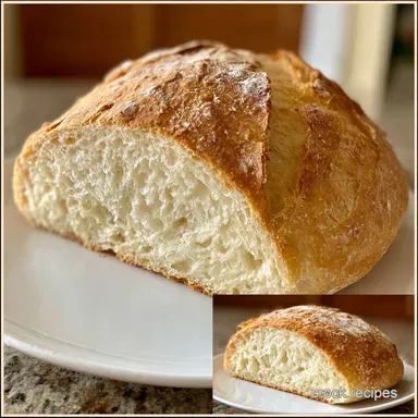 Easy Bread Recipe: 4-Hour Loaf Recipe Card