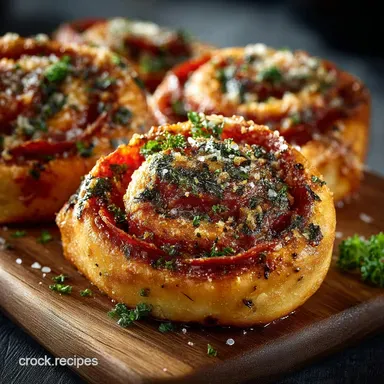 Italian Pepperoni Roll Ups Foolproof Pinwheels for Minimal Faff Appetizers Recipe Card