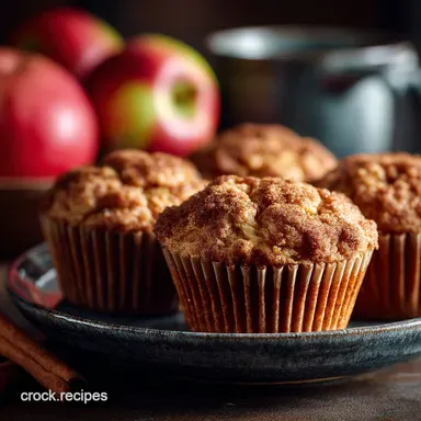 Keto Apple Cinnamon Muffins The Faux-Apple Low Carb Recipe Recipe Card