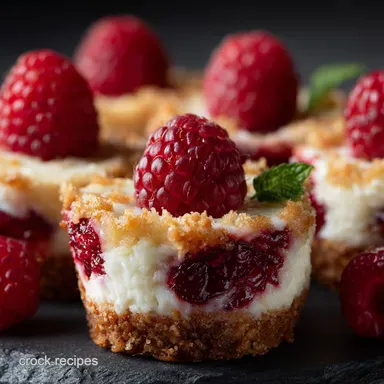 Keto Raspberry Cheesecake Bites: Easy, No-Crack Low Carb Dessert Recipe Card