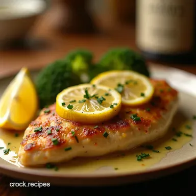 Easy Lemon Butter Chicken Recipe 35Minute PanSeared Comfort Recipe Card