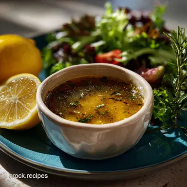 Easy Salad Dressing Recipe Made from Scratch with Lemon