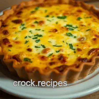 Easy Quiche Recipe: Weeknight Wonder with a Cheesy Twist! Recipe Card