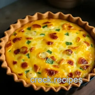Easy Quiche Recipe: Weeknight Wonder with a Cheesy Twist! Recipe Card