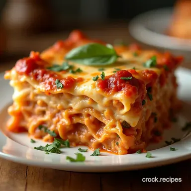 The Cheesy Weeknight Wonder Easy Lasagna Casserole with Ricotta Recipe Card