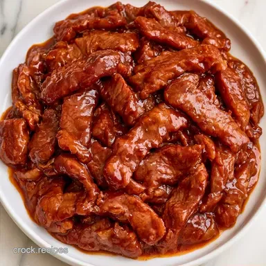 Easy Slow Cooker Mongolian Beef for 6